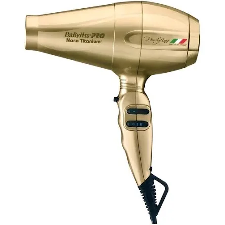 Secador BaByliss PRO Nano Titanium dourado